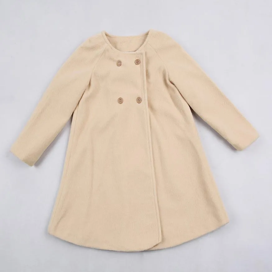 Girls Kids Clothes Baby Clothing Outwear Cloak Button Jacket Warm Coat Clothes Popular Infantil