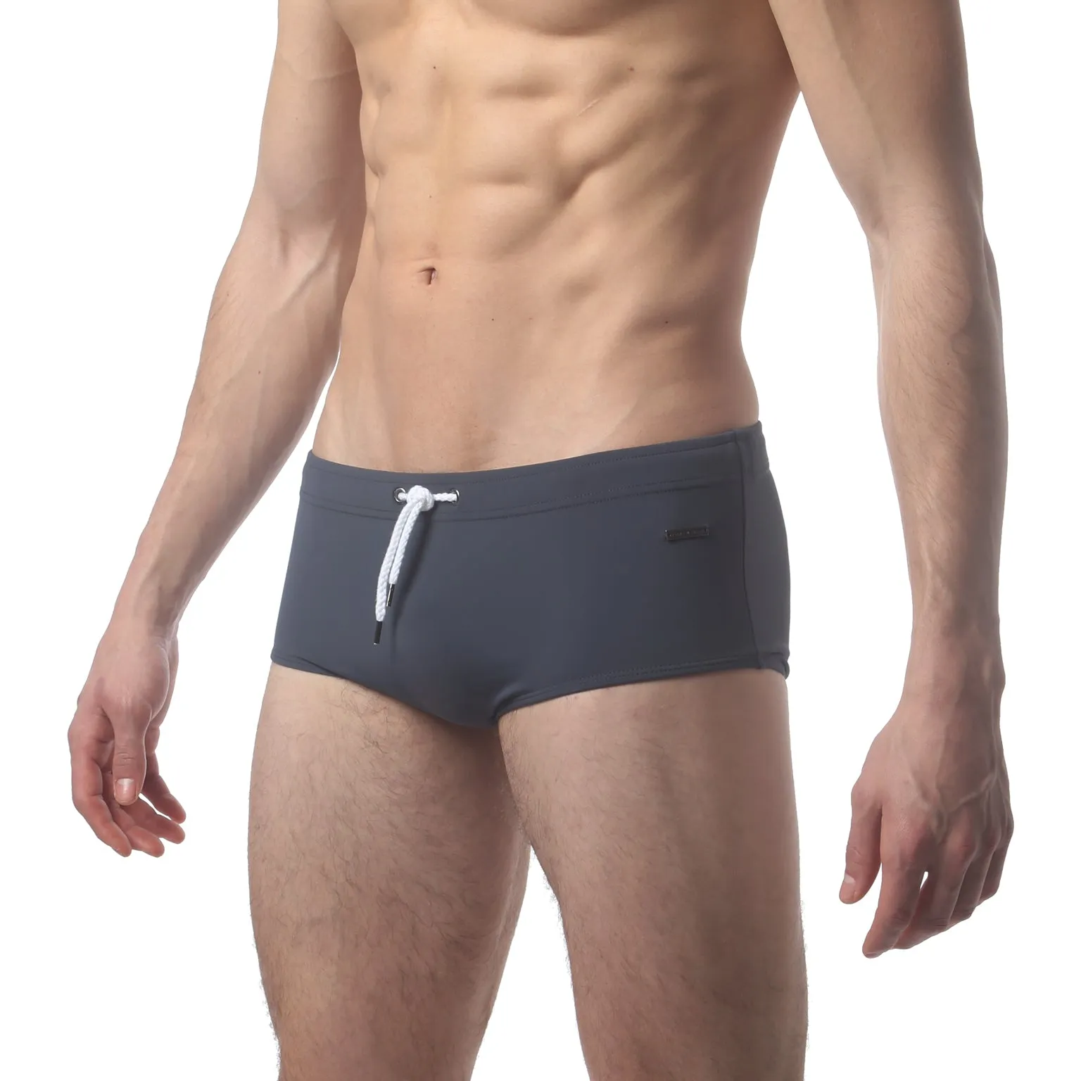 Grey Solid Corcovado Brief