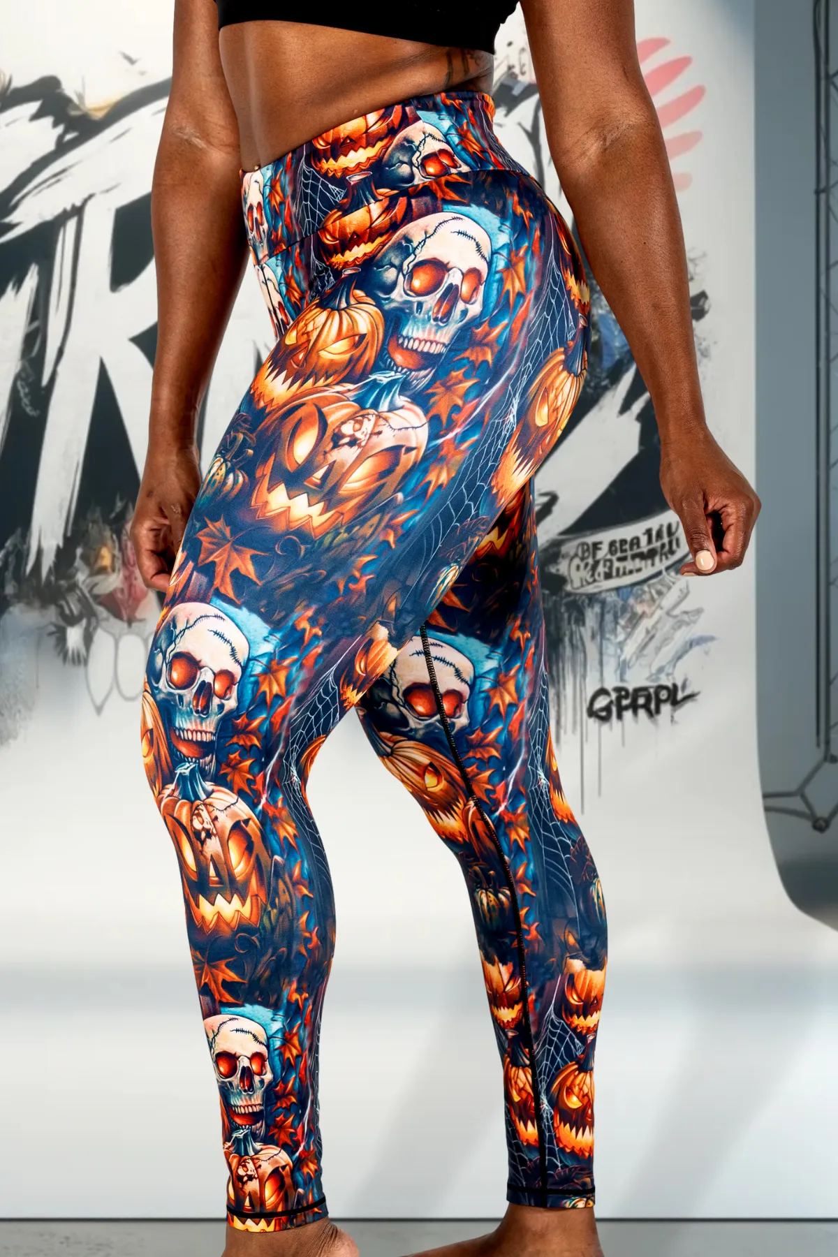 HALLOWEEN Macabre Matriarch Next Level Pocket Leggings