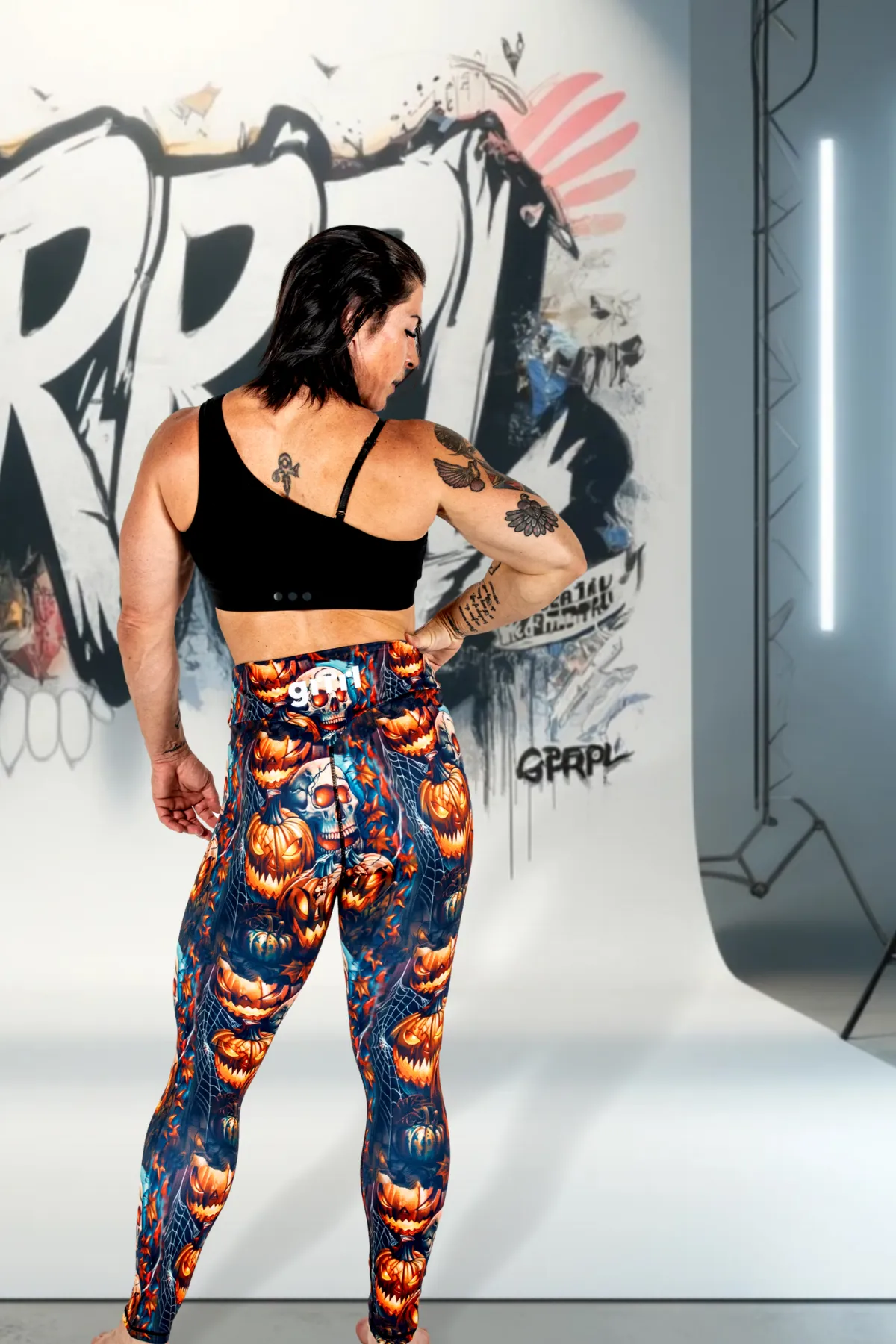 HALLOWEEN Macabre Matriarch Next Level Pocket Leggings