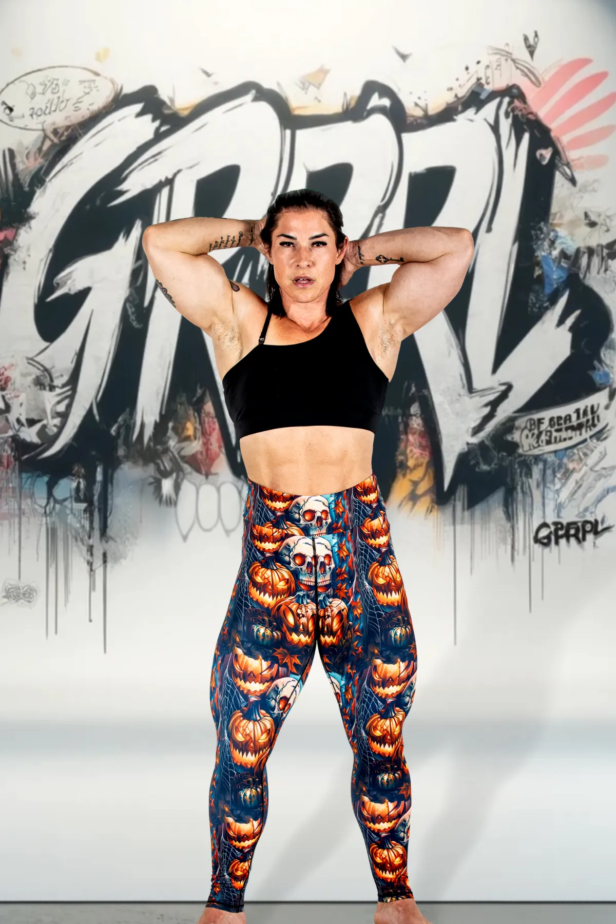 HALLOWEEN Macabre Matriarch Next Level Pocket Leggings