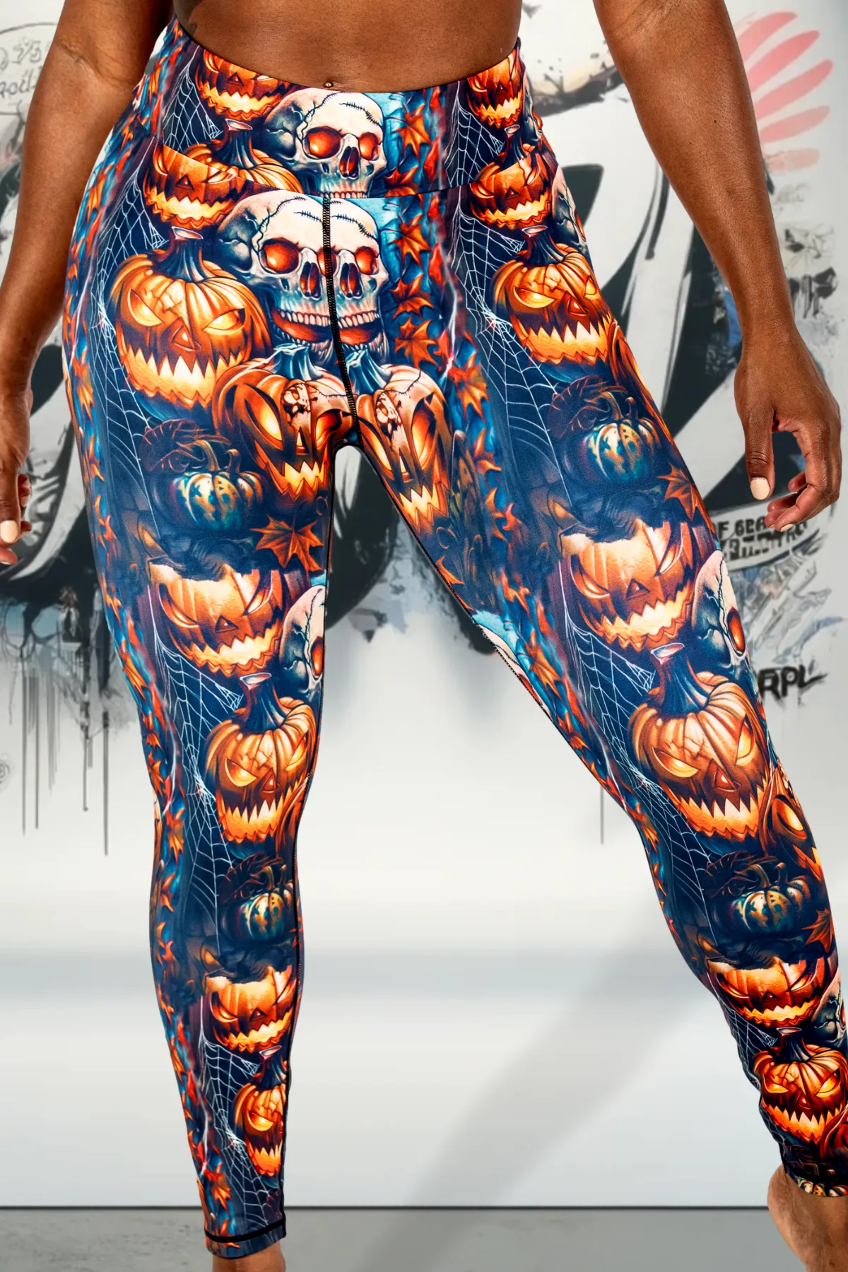 HALLOWEEN Macabre Matriarch Next Level Pocket Leggings