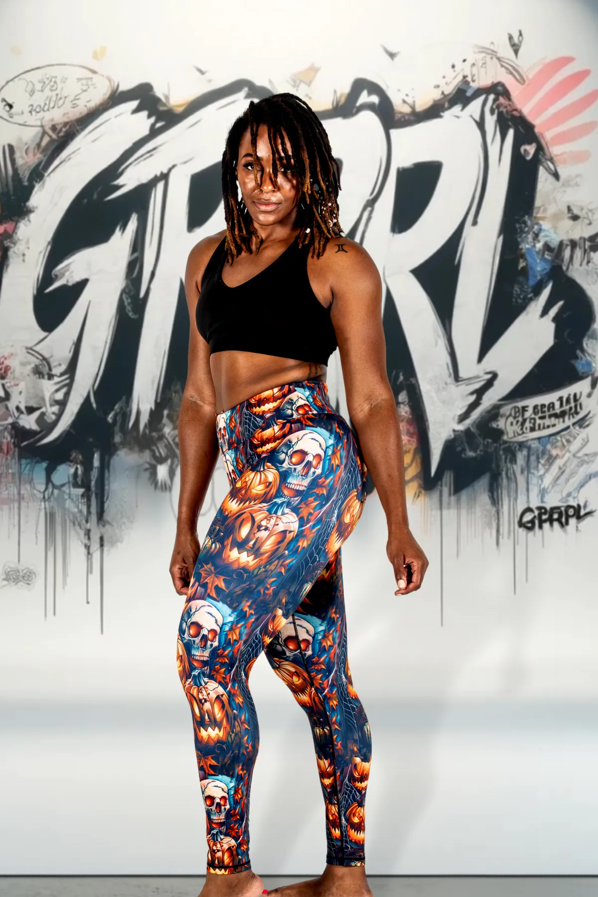 HALLOWEEN Macabre Matriarch Next Level Pocket Leggings