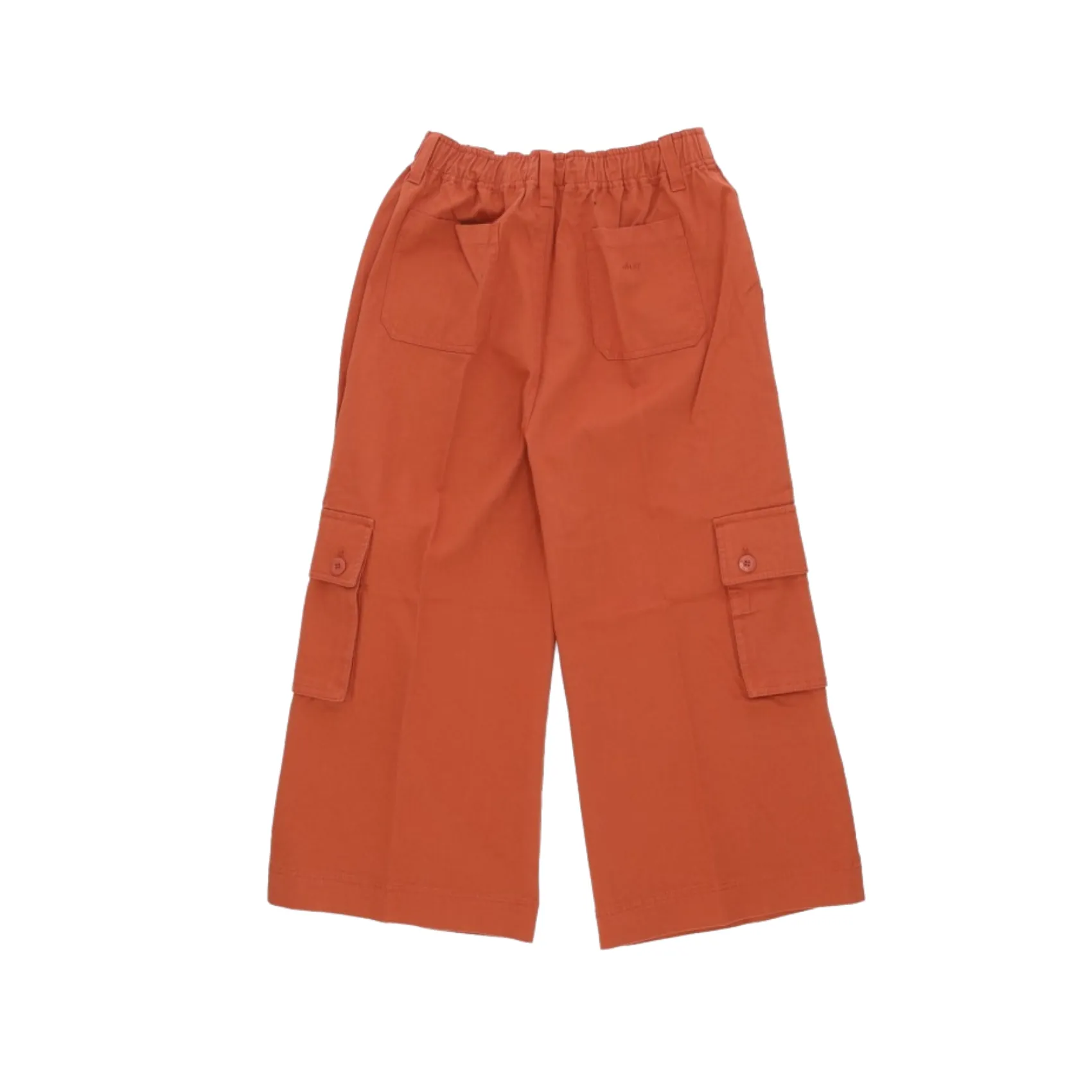 Hazel Cropped Wide Pant - Bombay Brown