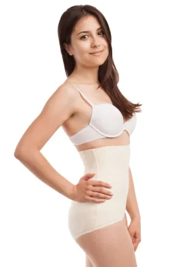 High Waist Abdominal Support Girdle - Cream