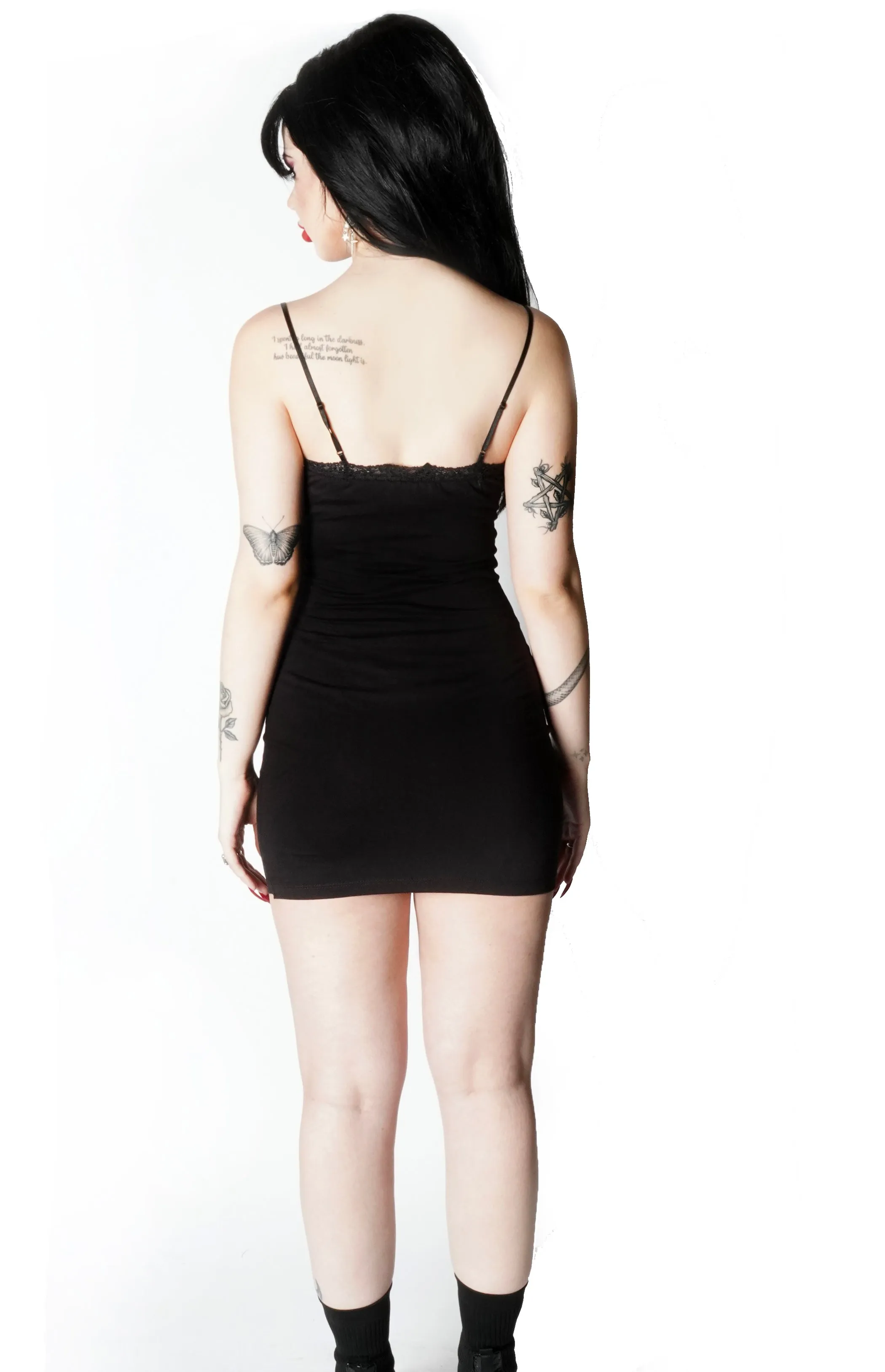 Him (Razorblade Romance) Lace Strap Dress
