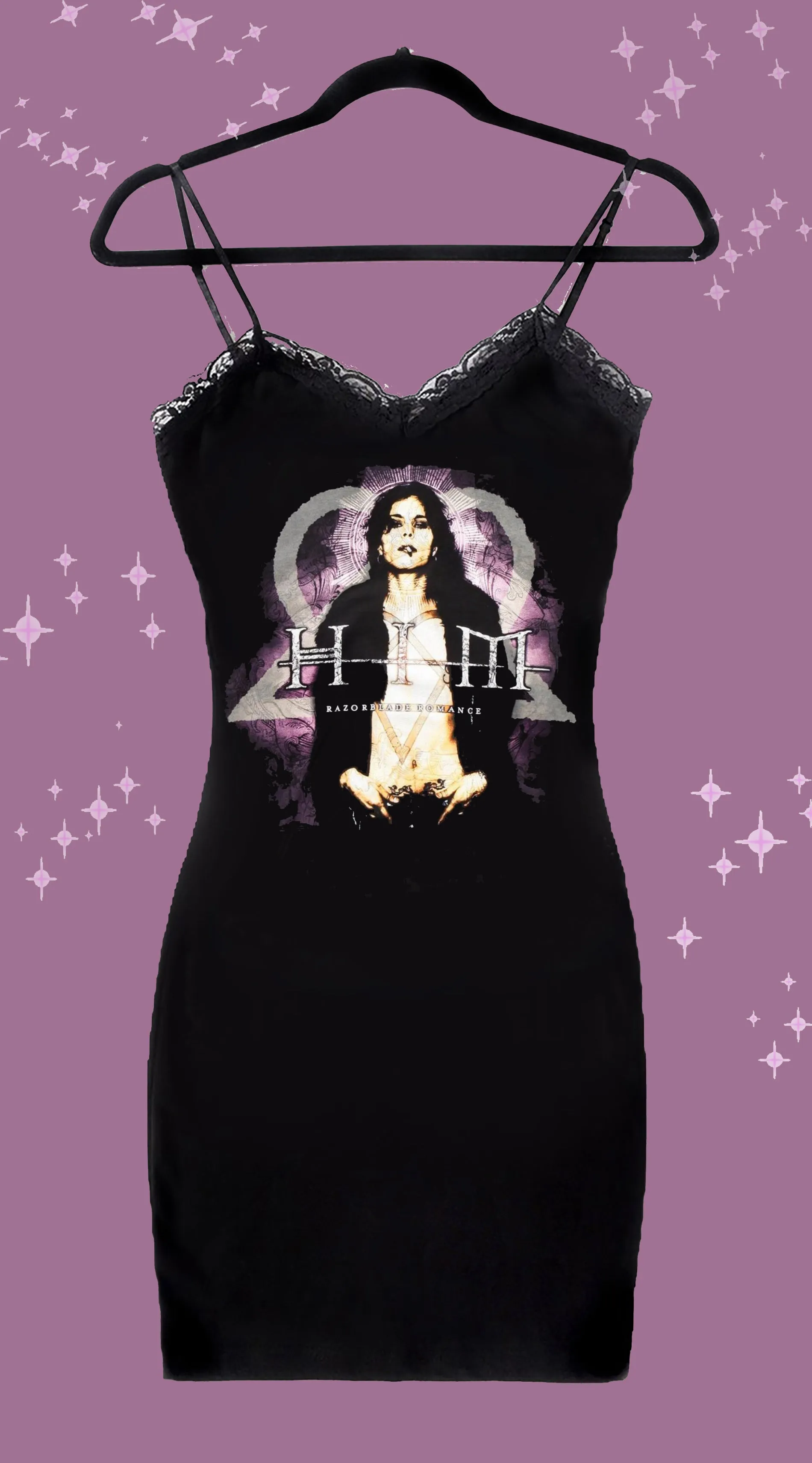 Him (Razorblade Romance) Lace Strap Dress