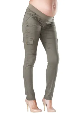 Hoolihan Cargo Skinny Maternity Pant - Khaki