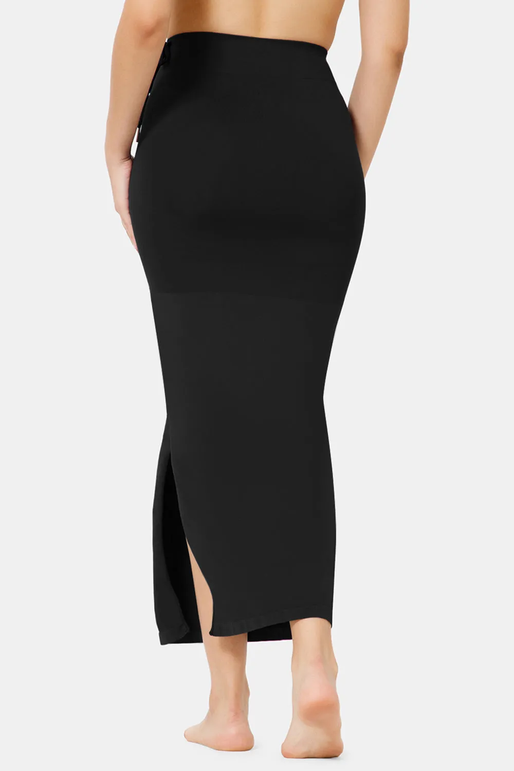 Intimacy Seamless Sweat Absorbent Mermaid Saree Shapewear - Black - SW02