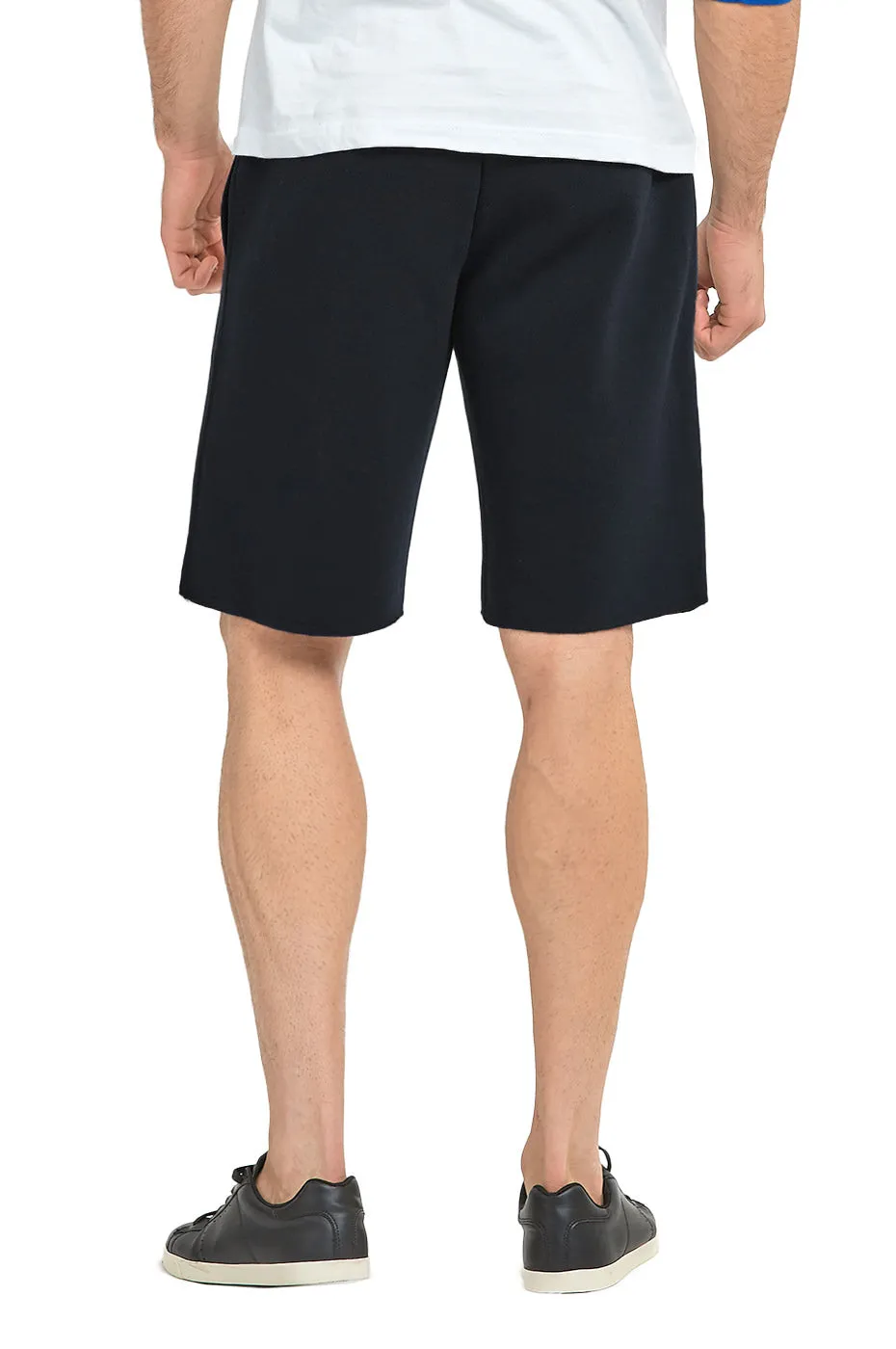 KNOCKER MEN'S FLEECE SHORTS (FS1000_BLACK)