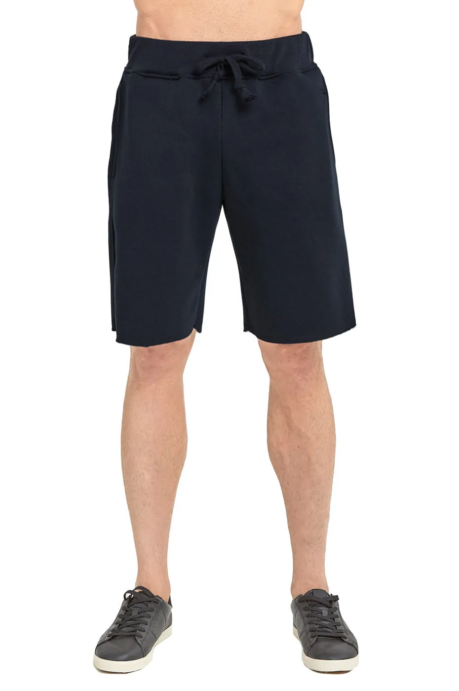 KNOCKER MEN'S FLEECE SHORTS (FS1000_BLACK)