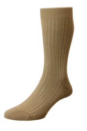 LABURNUM | Classic 5x3 Rib Merino Wool | Dark Camel