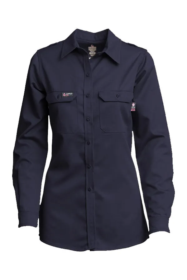 Ladies FR DH Uniform Shirts | made with 6.5oz. Westex® DH | Navy