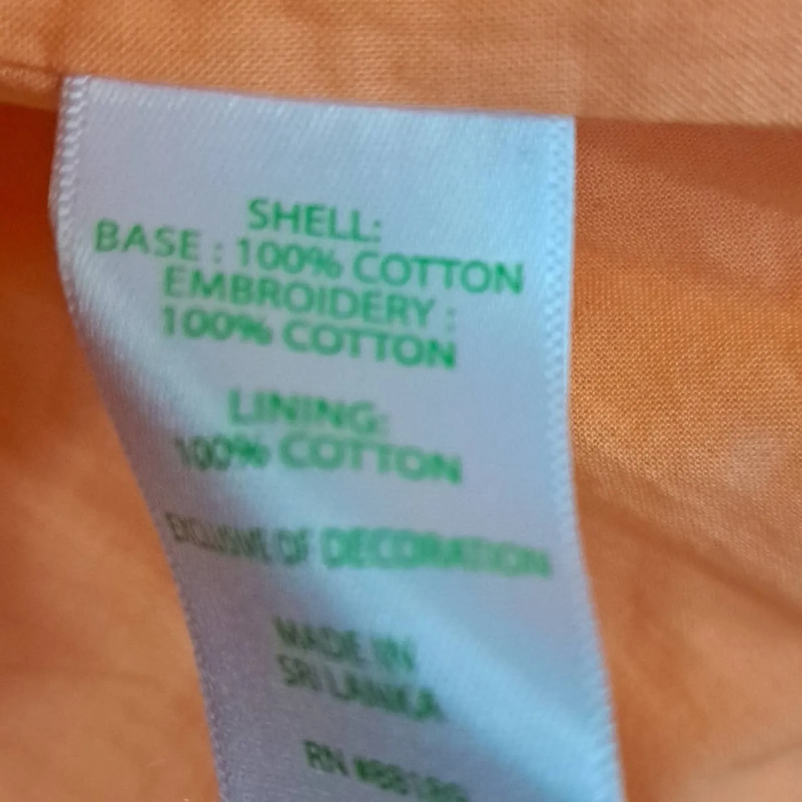Lilly Pulitzer Bekah Top Cantaloupe Oversized Pinwheel Eyelet LG