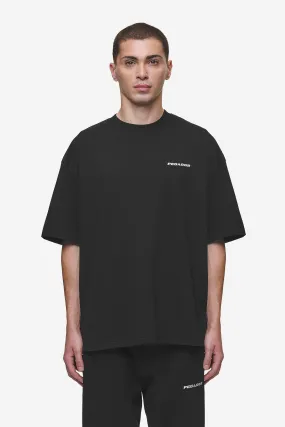 Logo Oversized Tee Washed Black