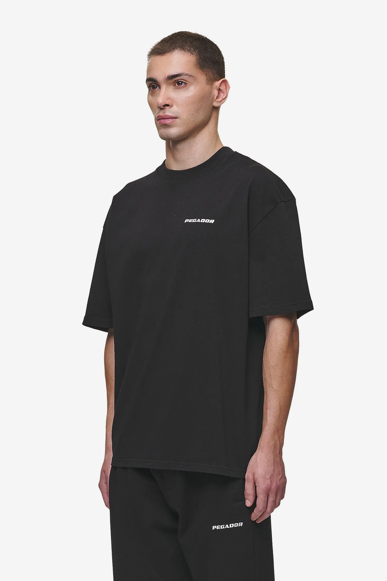 Logo Oversized Tee Washed Black