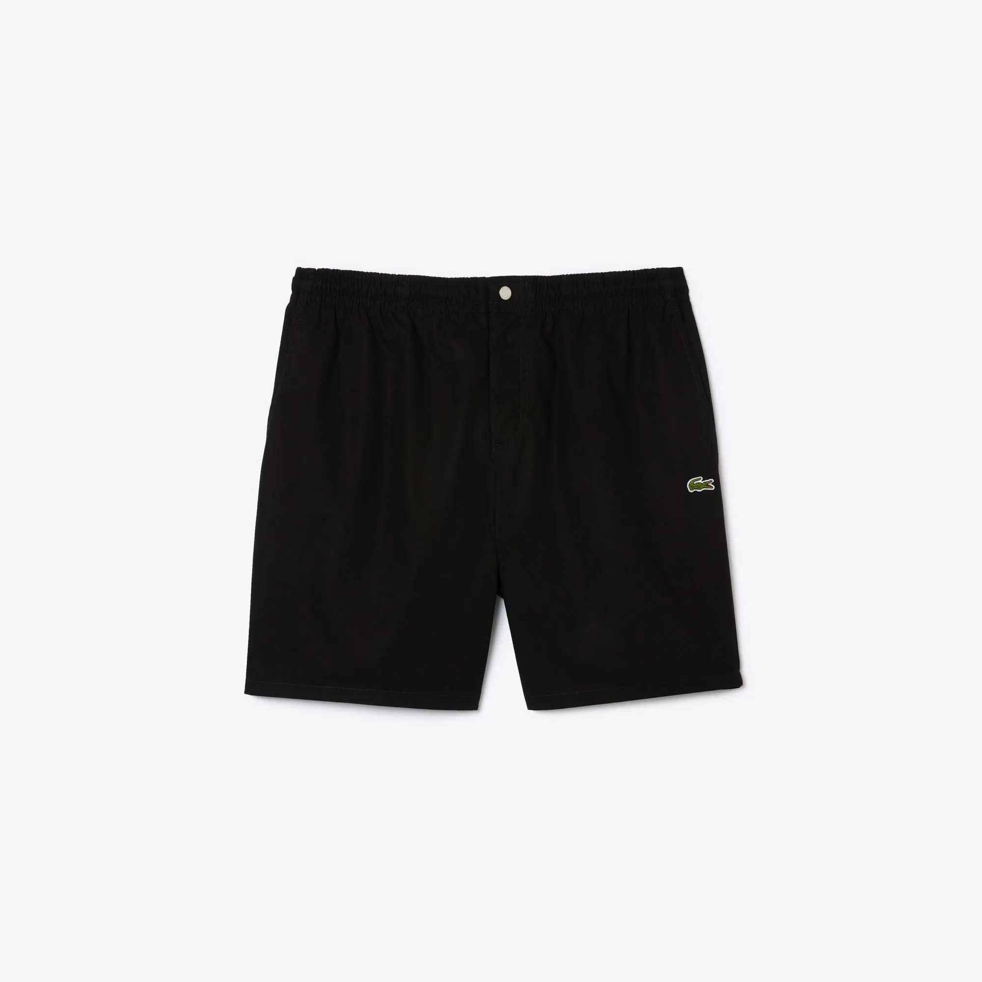 Logo Stripe Fleece Jogger Shorts