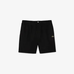 Logo Stripe Fleece Jogger Shorts