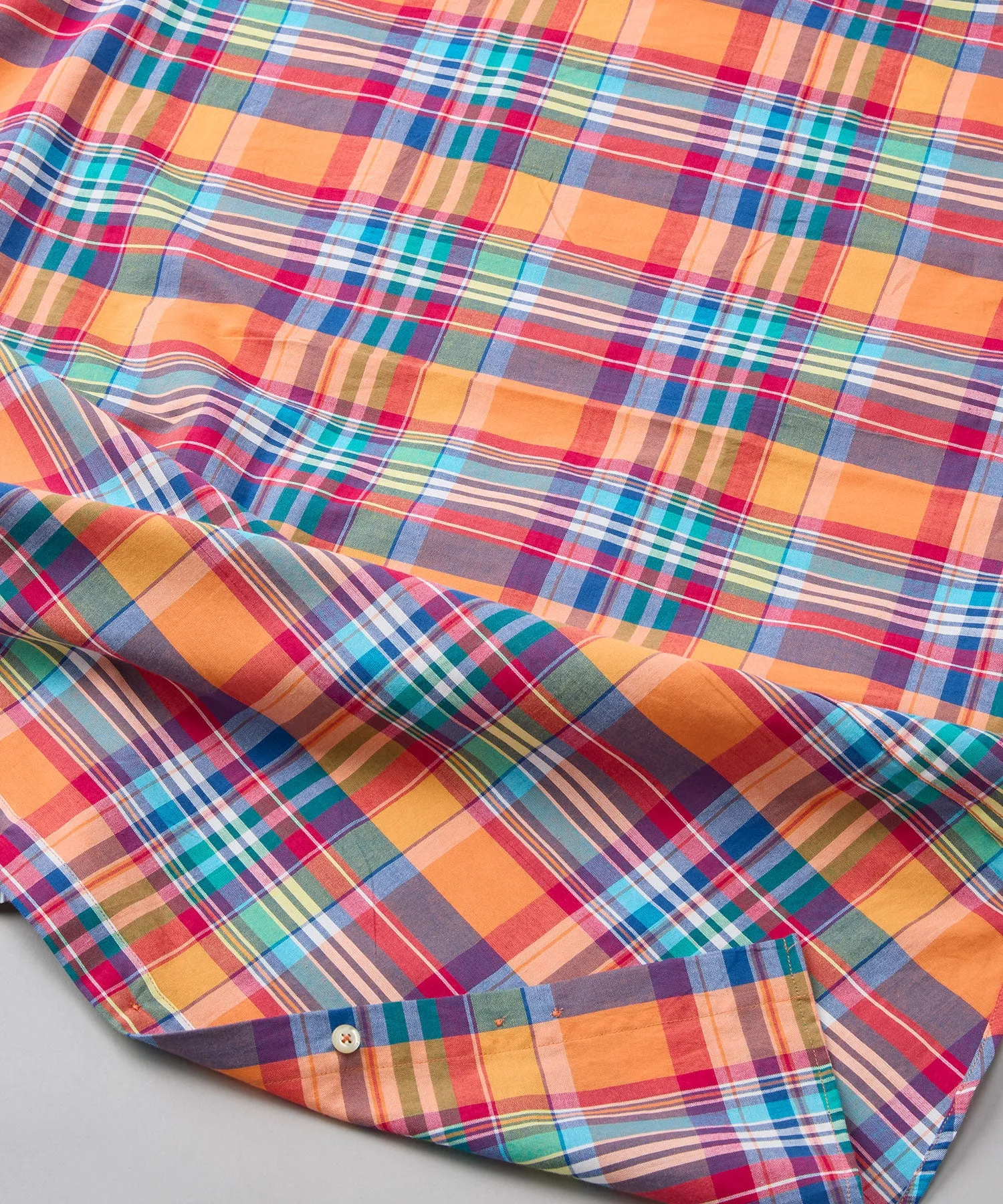 Madras Plaid Sport Shirt