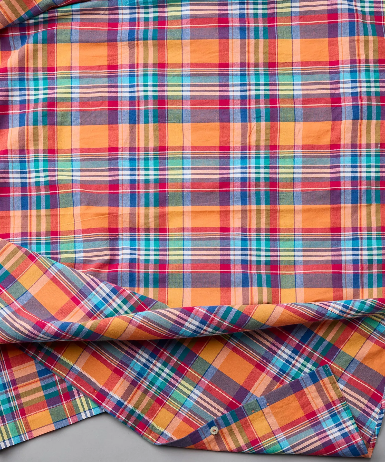 Madras Plaid Sport Shirt