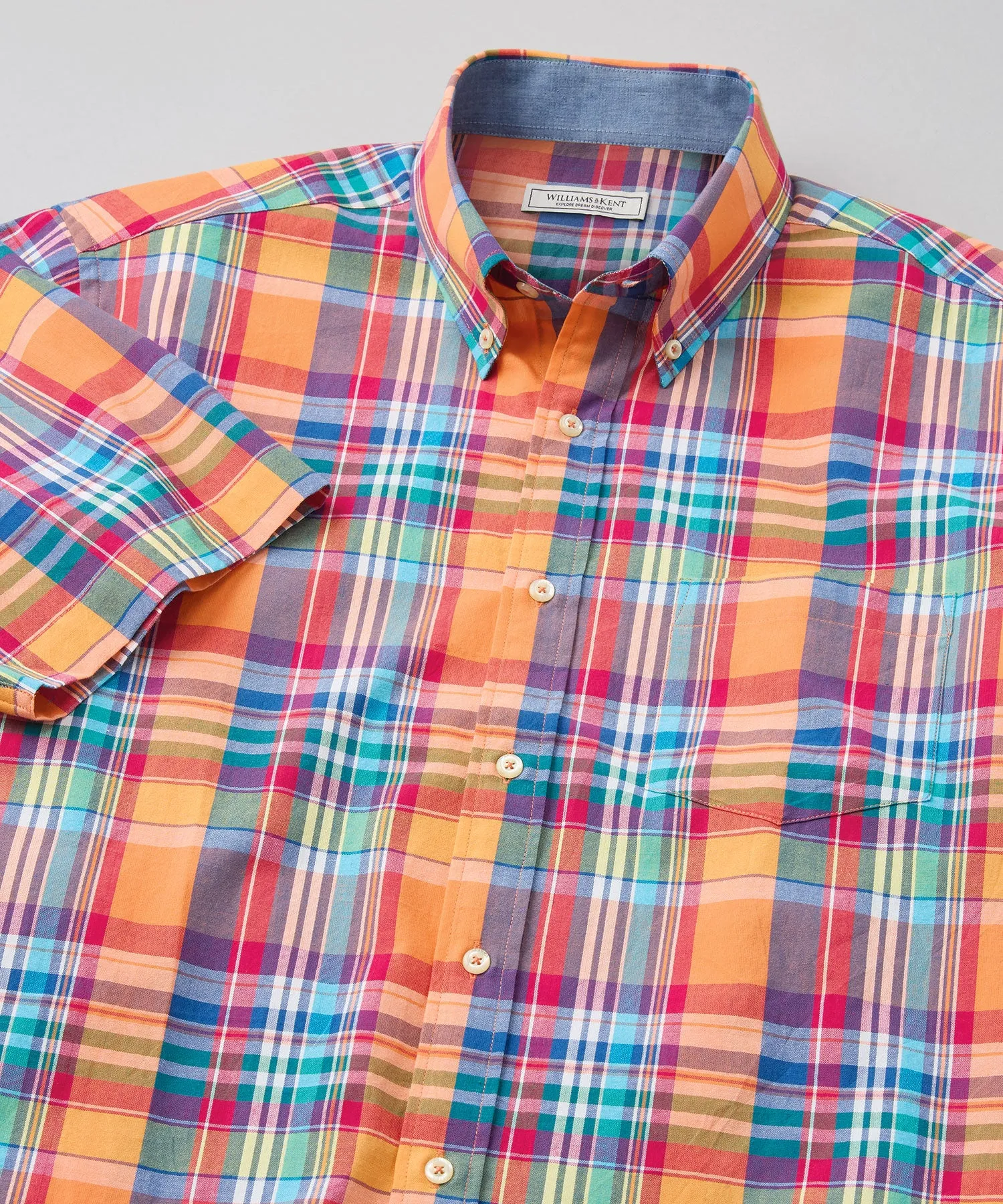 Madras Plaid Sport Shirt