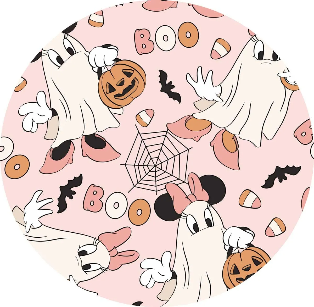 Magic Halloween Mini Ghosts - Adult Casual Thigh Pocket Cloud Soft Leggings
