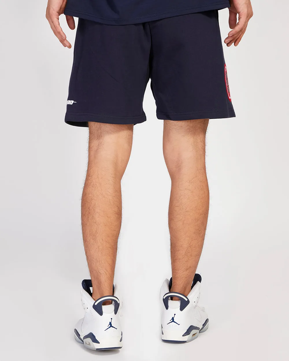 MLB ATLANTA BRAVES CREST EMBLEM MEN'S SHORT (MIDNIGHT NAVY)