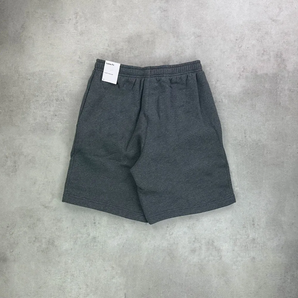 Nike Fleece Shorts Charcoal Grey