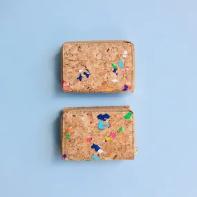 Nina Small Cork Wallet in Vivid