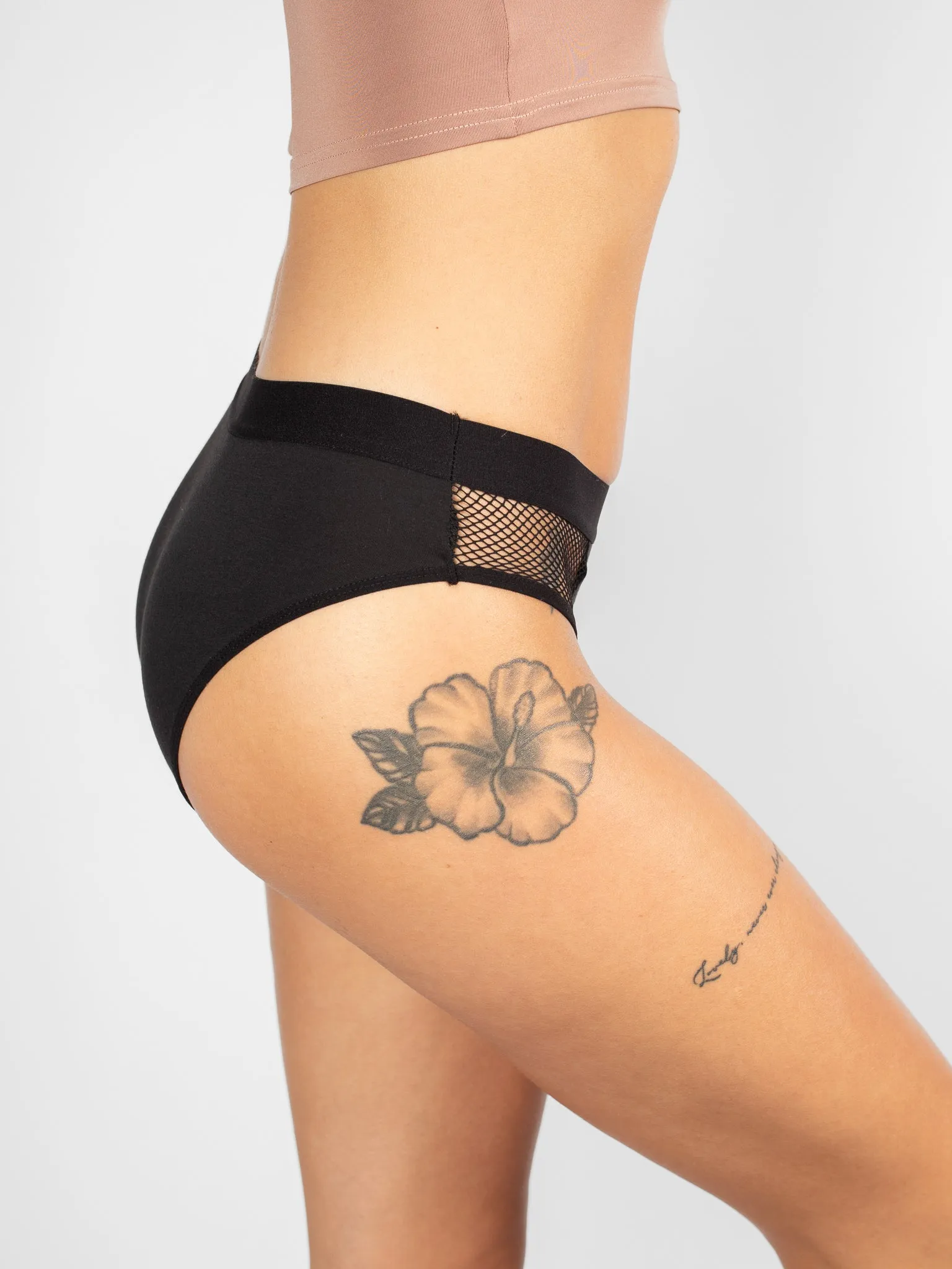 Perforated-Panel Seamless Briefs