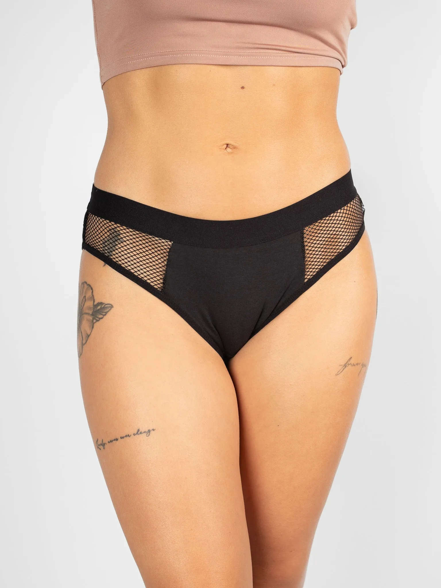 Perforated-Panel Seamless Briefs