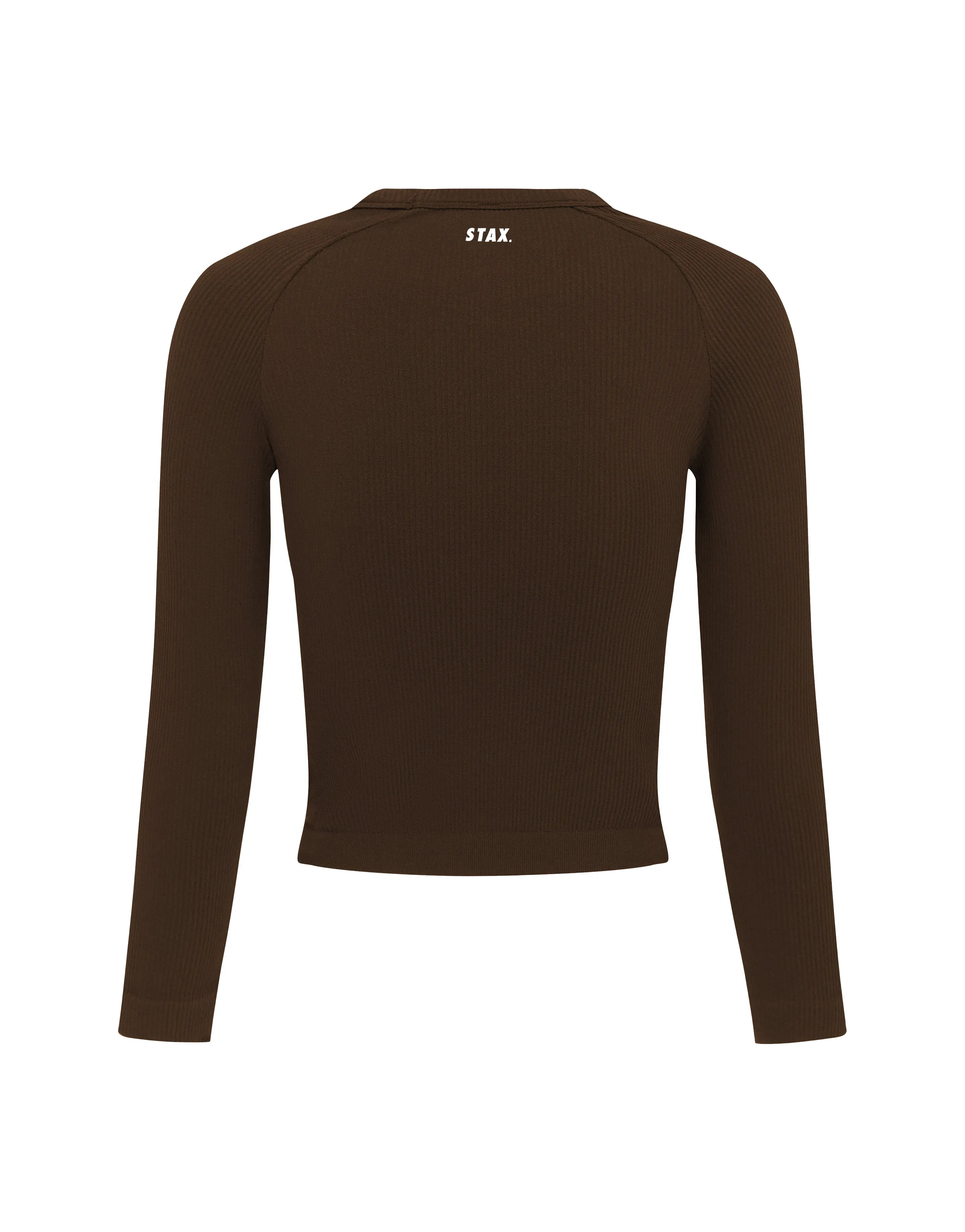 Premium Seamless Cut Out Long Sleeve Lounge V5.1 - Bark