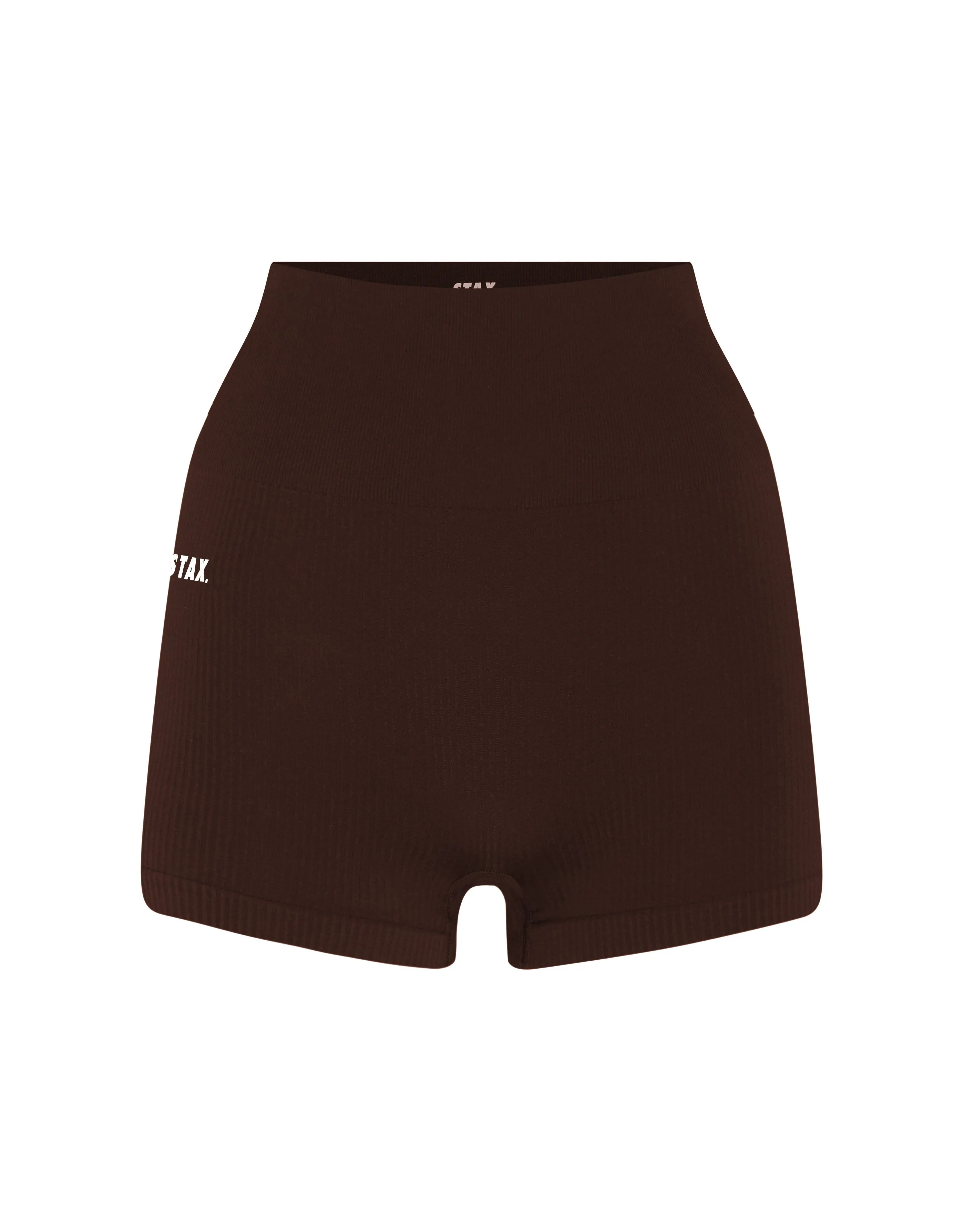 Premium Seamless Mini Lounge Shorts V5.1 - Umber