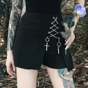 "CROSS CHAIN" SKORT
