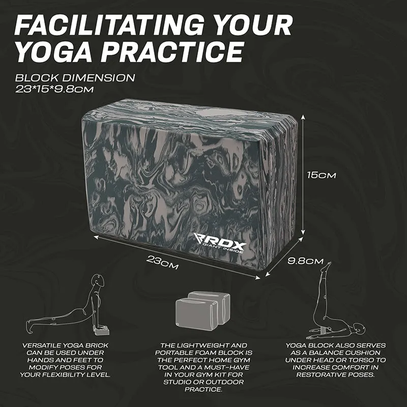 RDX GB EVA Foam High Density Non-Slips Yoga Block