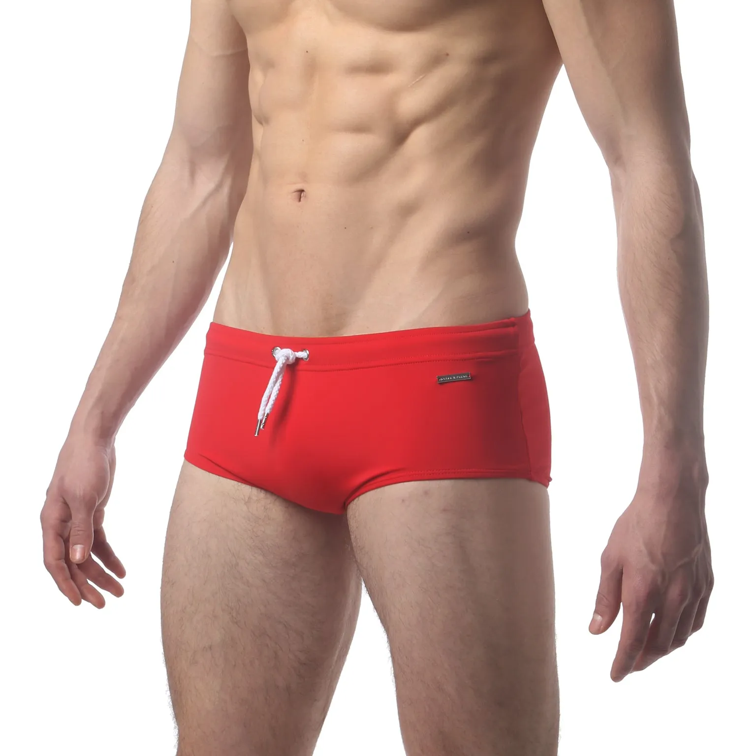 Red Solid Corcovado Brief