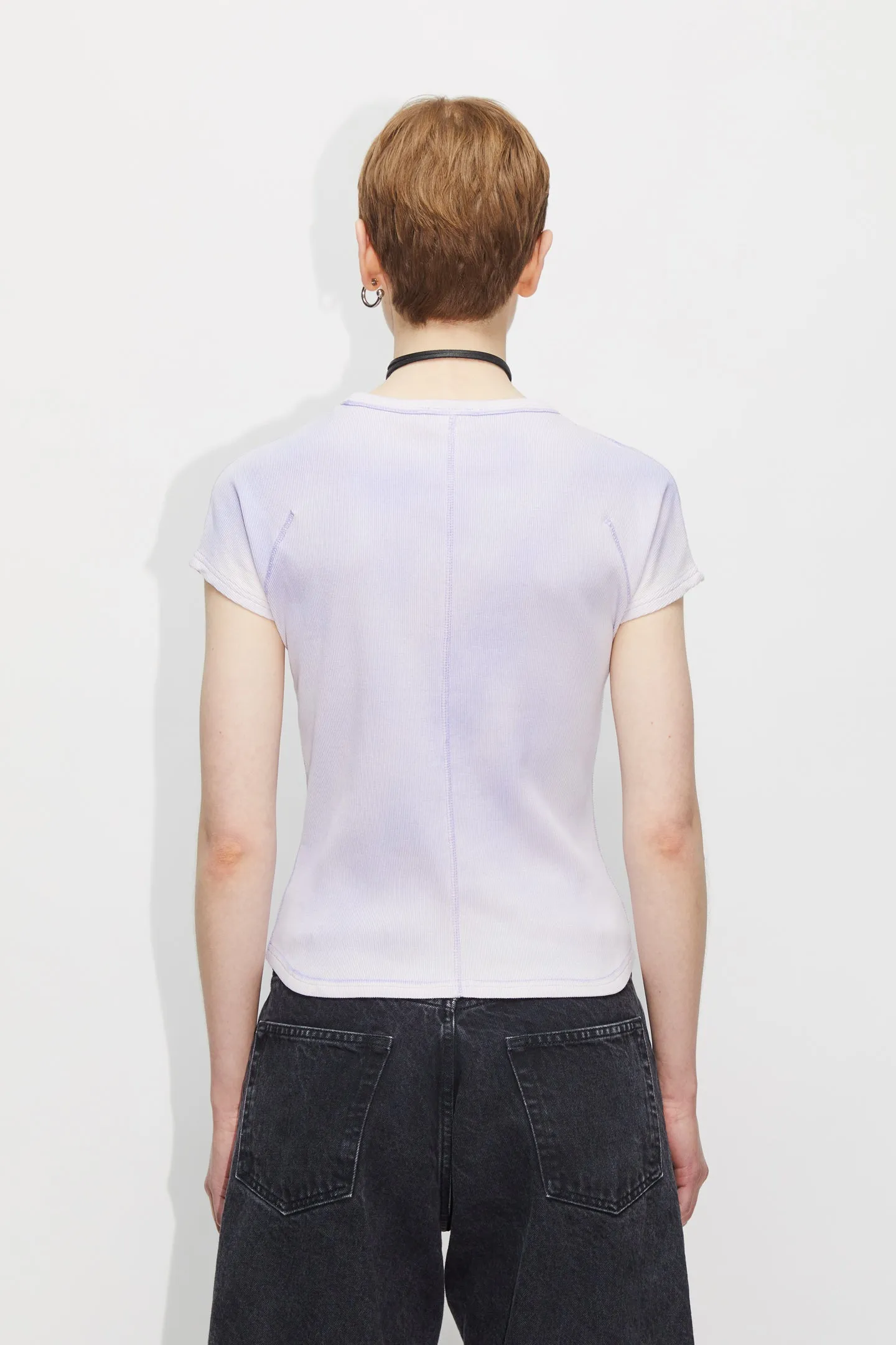 Ribbed T-shirt