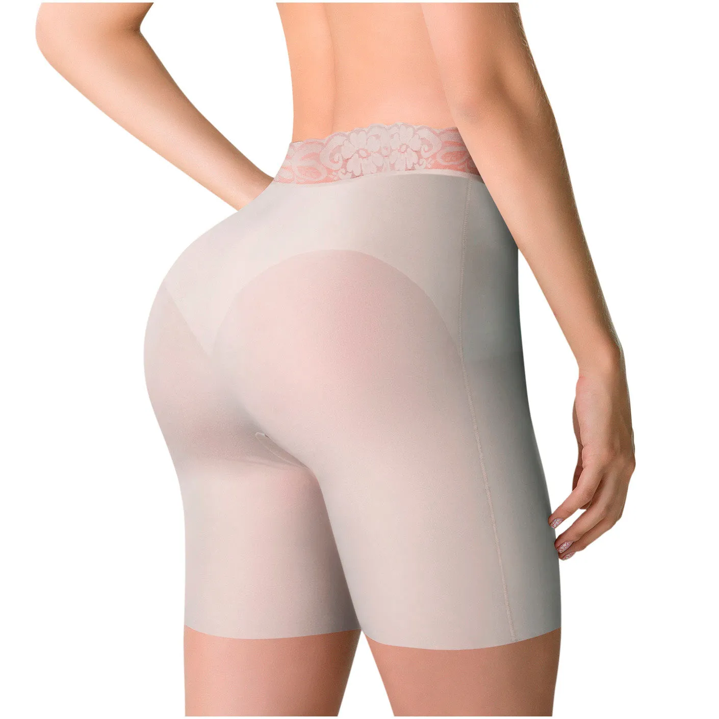 Romanza 2054 Mid Rise Shapewear Shorts