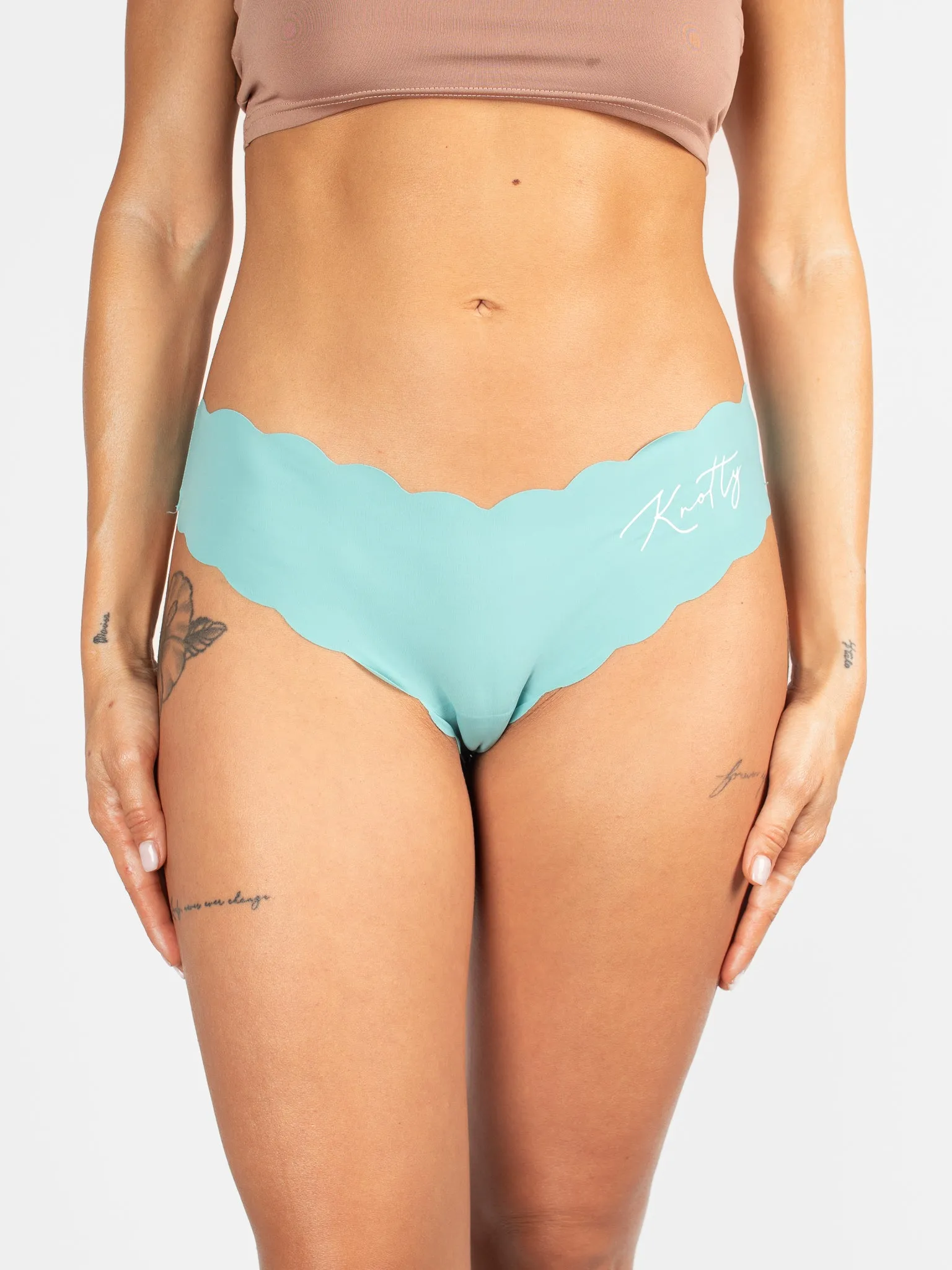 Seamless Sky Blue Thong