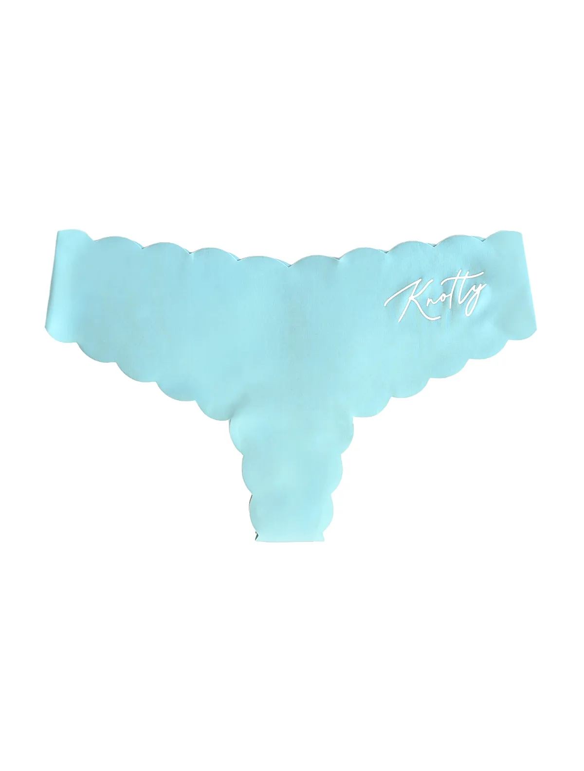 Seamless Sky Blue Thong