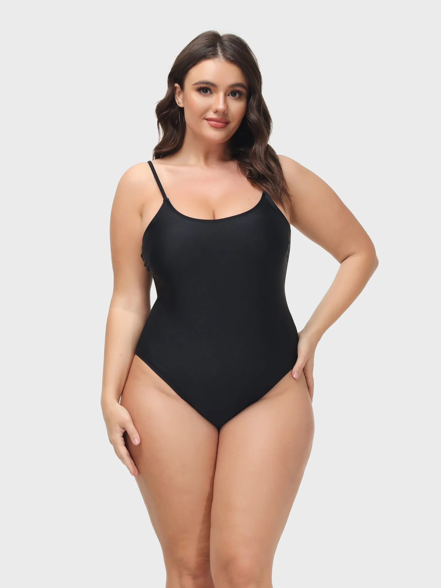 Sexy Back Lace-up Swim Bodysuit