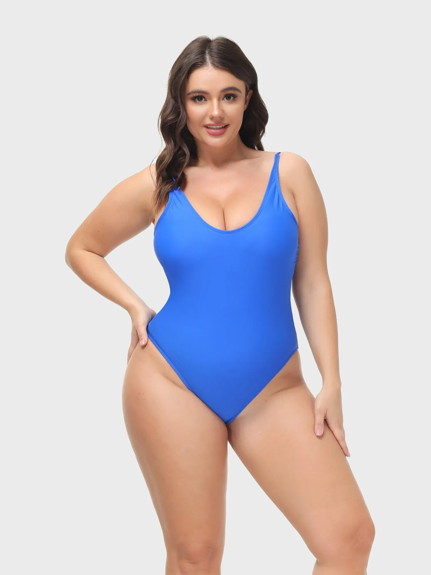 Sexy Back Lace-up Swim Bodysuit