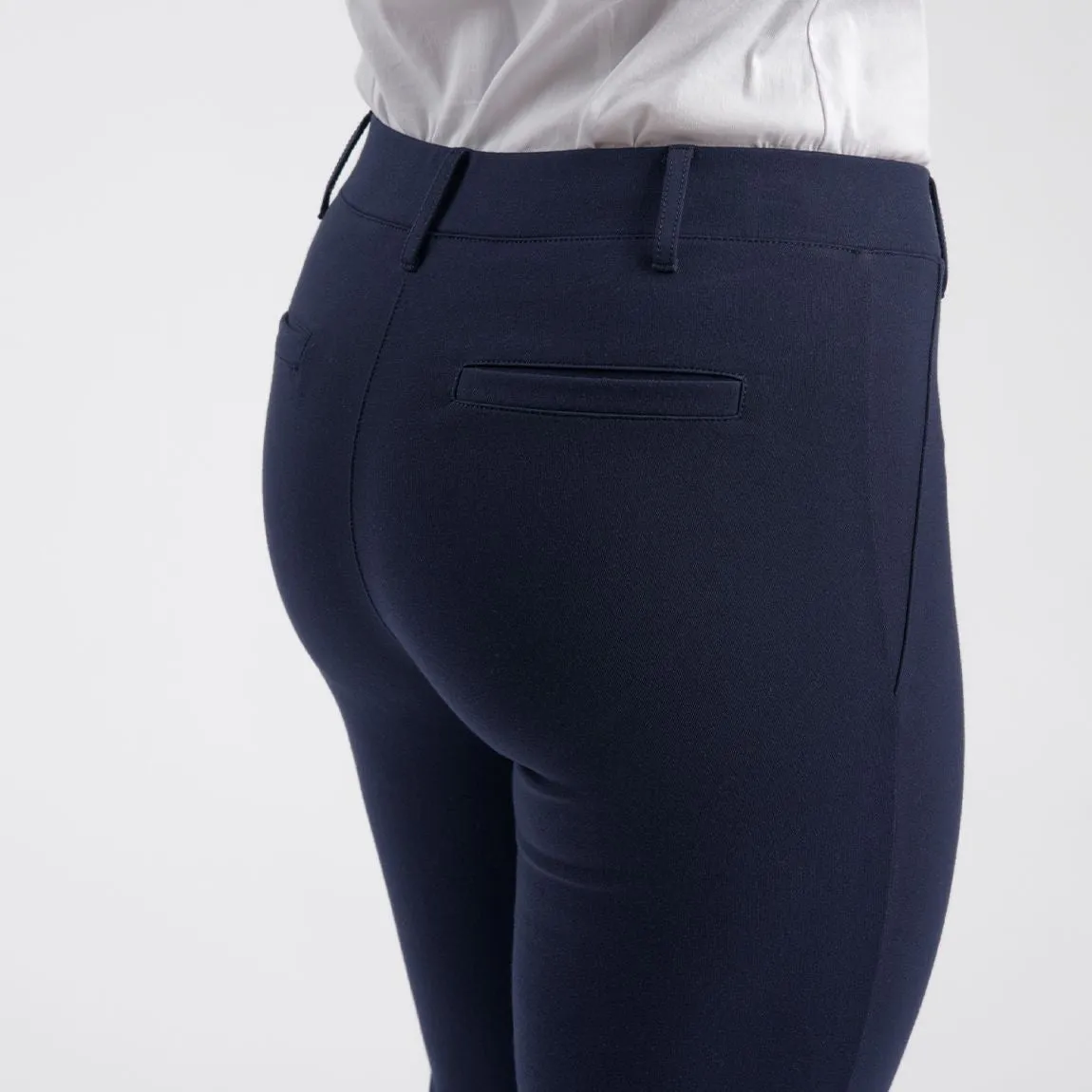 Straight-Leg | Classic Dress Pant Yoga Pants (Blue)