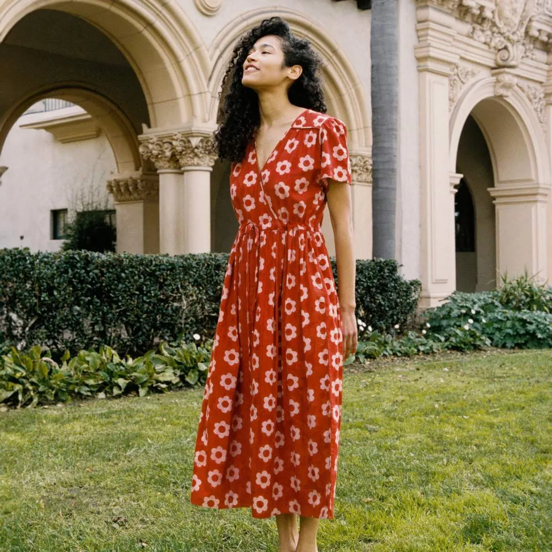 The Dawn Dress | Crimson Daisy