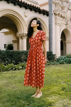The Dawn Dress | Crimson Daisy