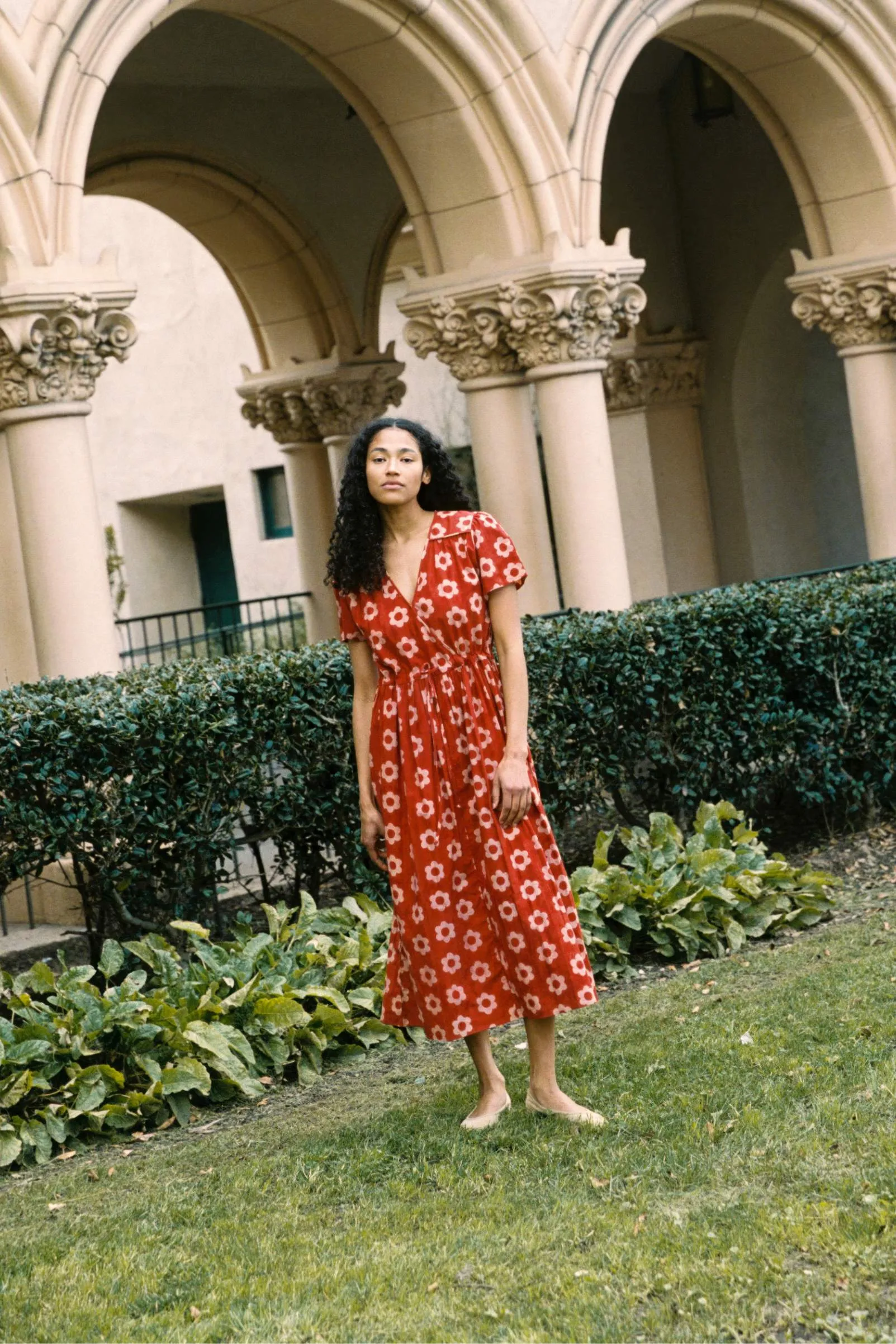 The Dawn Dress | Crimson Daisy