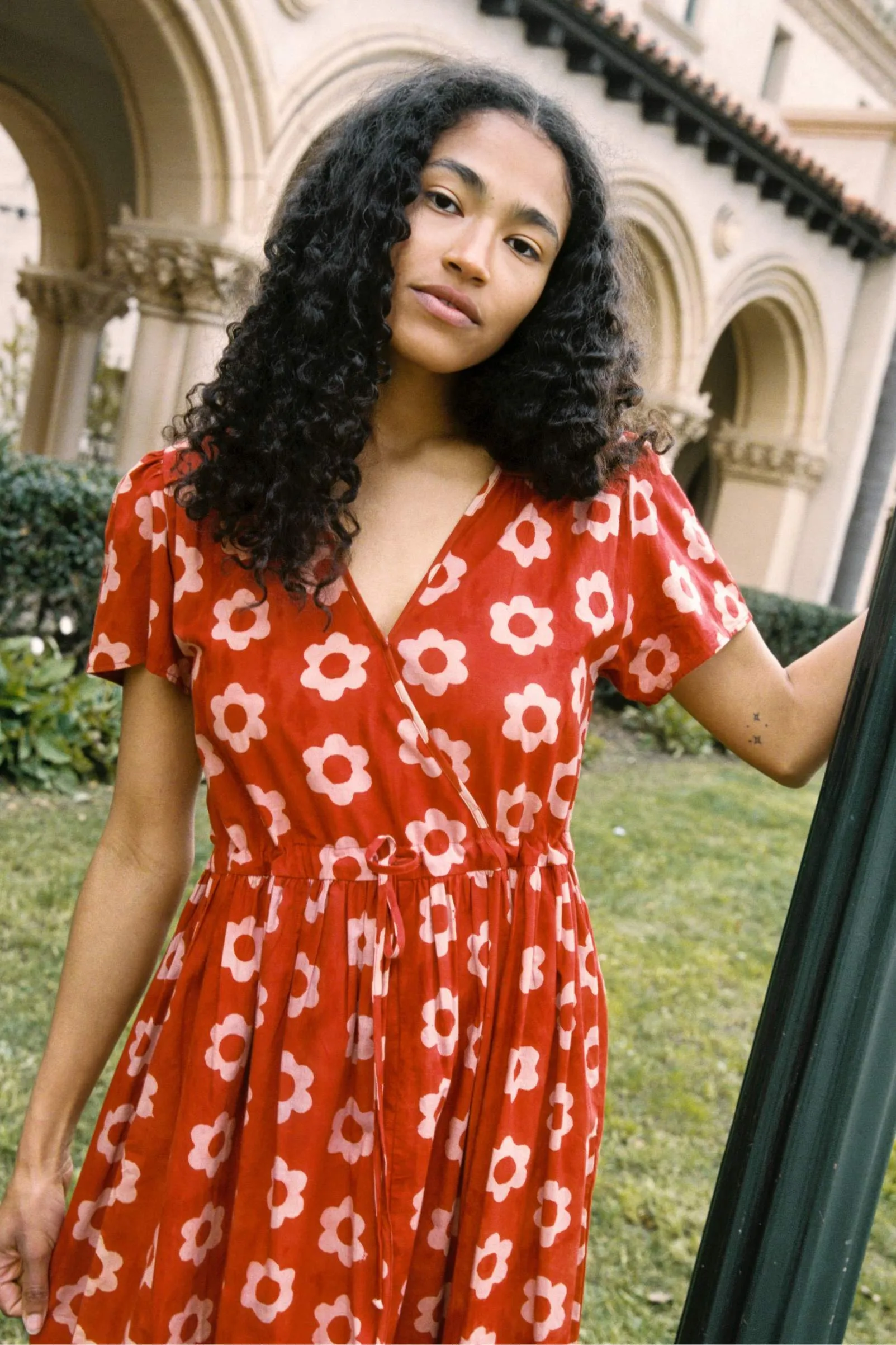 The Dawn Dress | Crimson Daisy