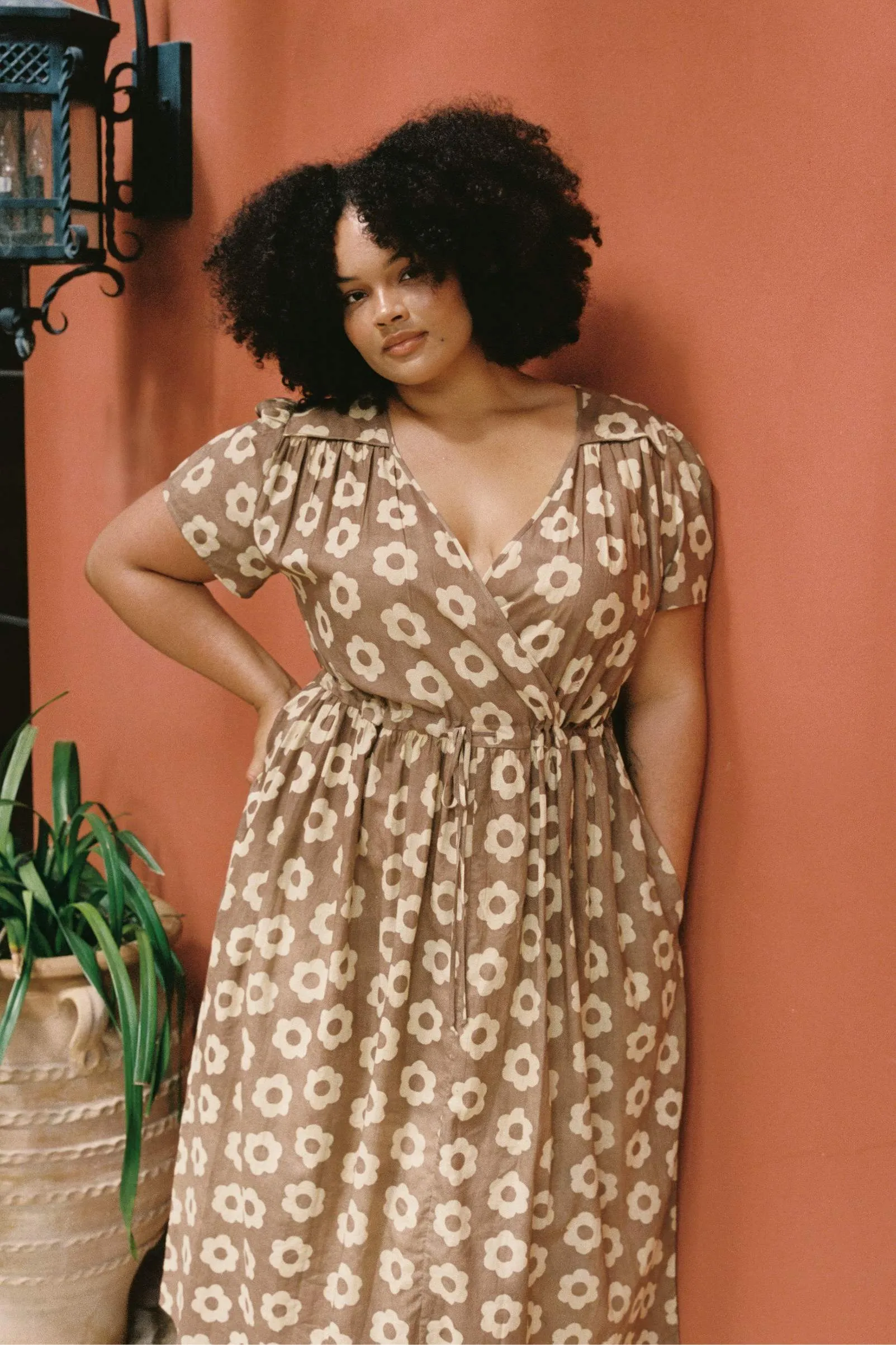 The Dawn Dress Extended | Mocha Daisy
