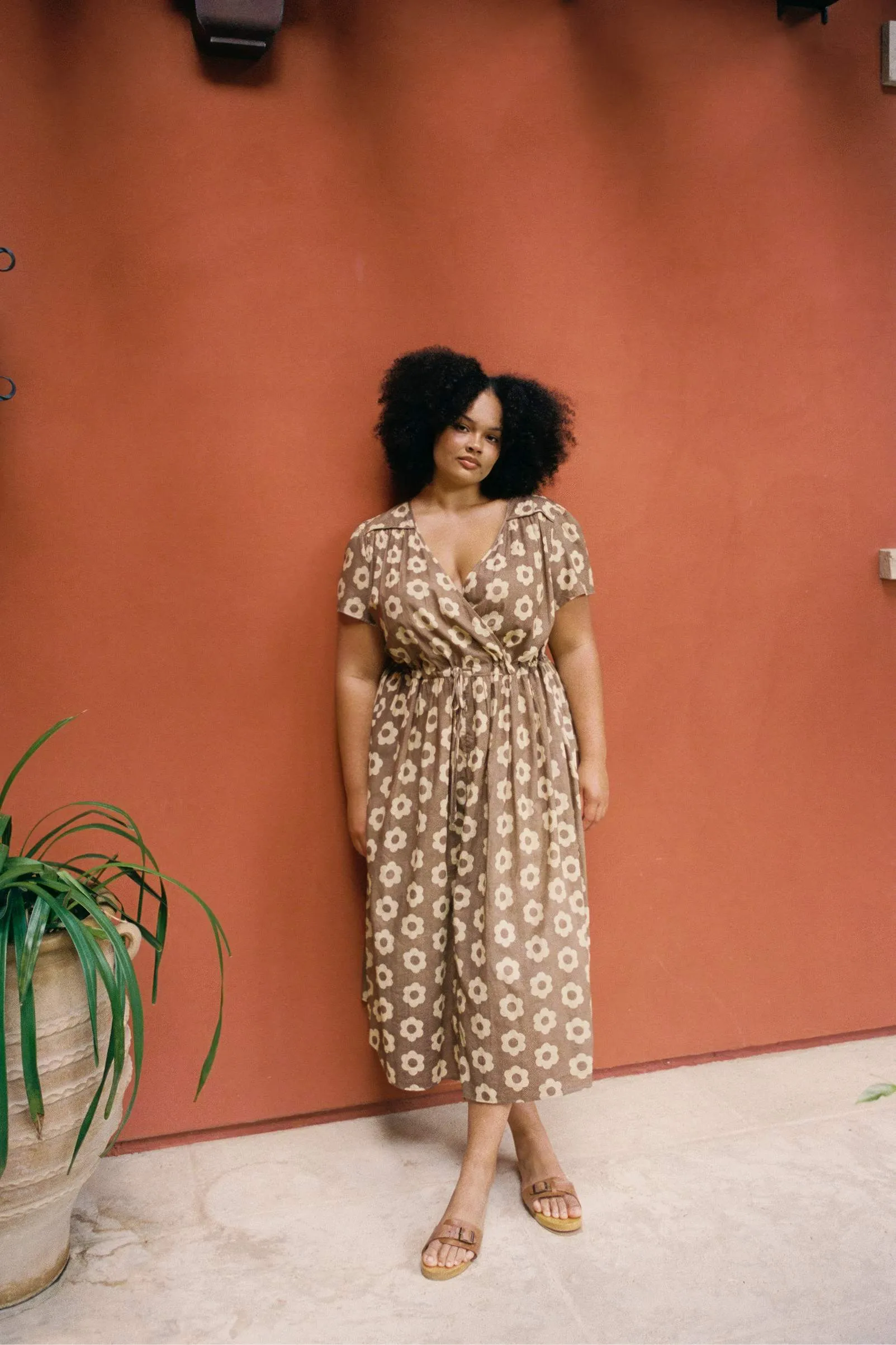 The Dawn Dress Extended | Mocha Daisy