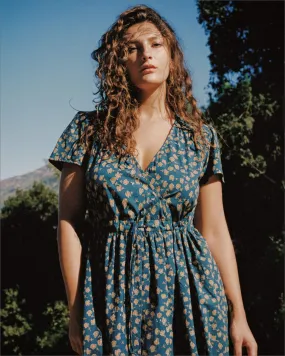 The Dawn Dress | Navy Poppy